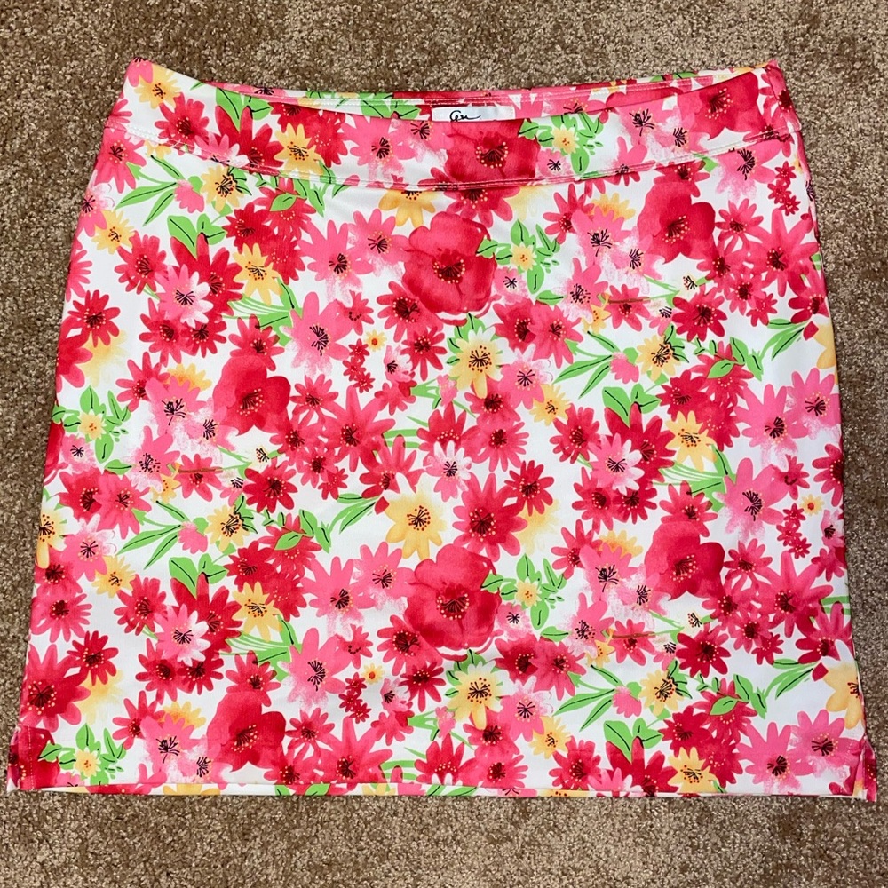 Greg Norman Printed Golf Skirt With Shorts